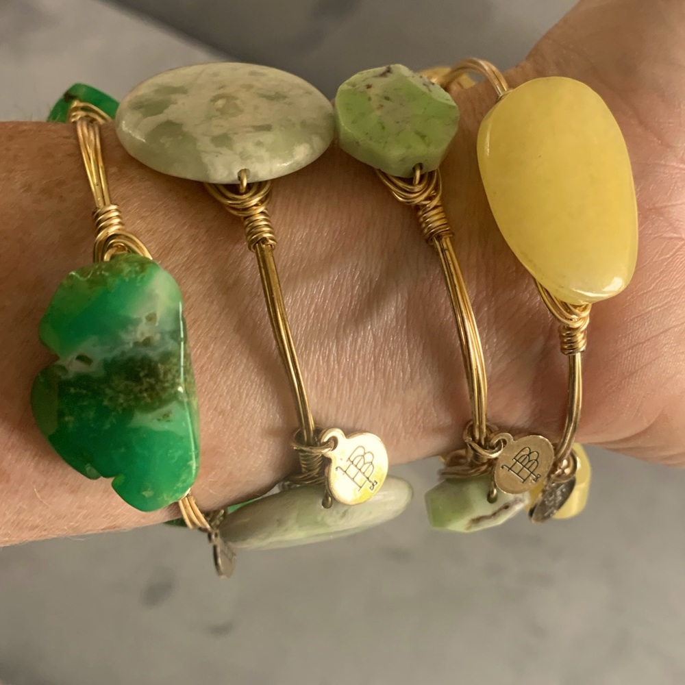 SOLD-Photo tile and Bangle Bracelets